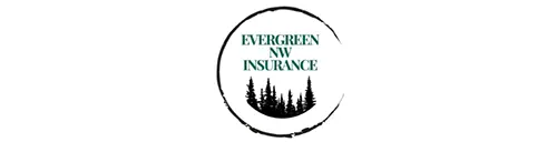 Evergreen NW Insurance logo with evergreen tree graphic inside a circular outline.